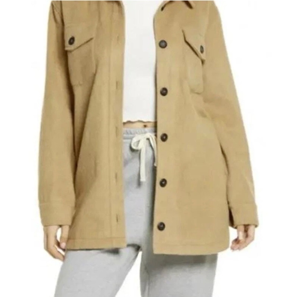 Thread & Supply Camel Shirt Jacket shacket Utility Jacket XL